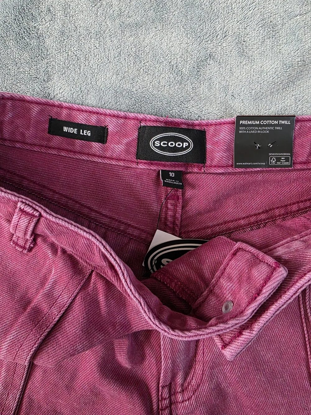 Women's Wide-Leg  Jeans in Pink